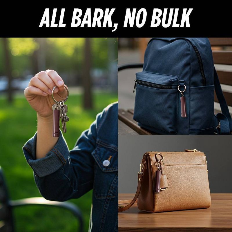 slide 7 of 8, Guard Dog Security Packin Heat Pepper Spray Burgundy, 1 ct