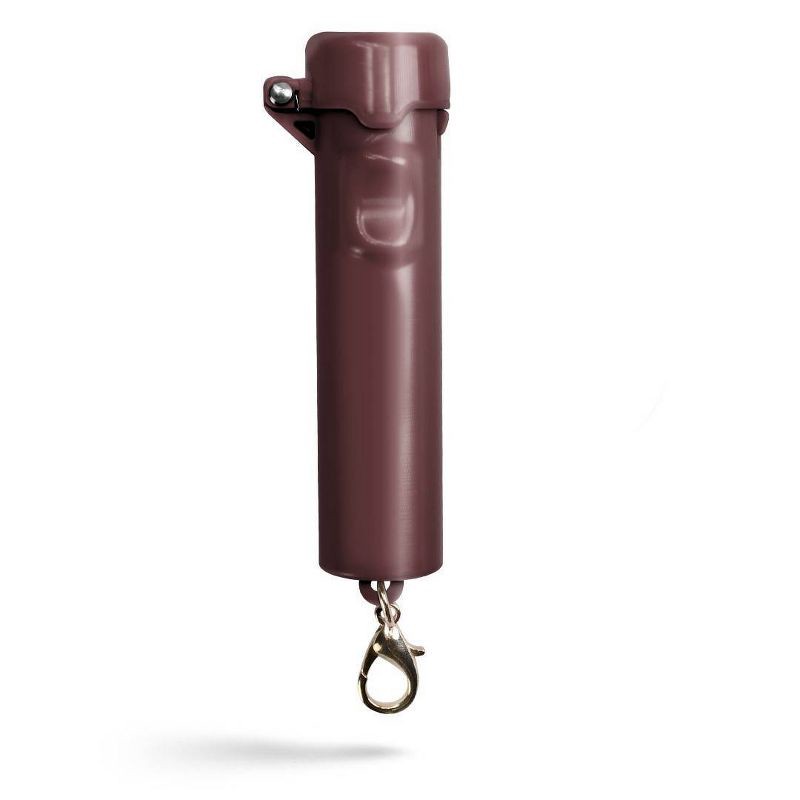 slide 1 of 8, Guard Dog Security Packin Heat Pepper Spray Burgundy, 1 ct