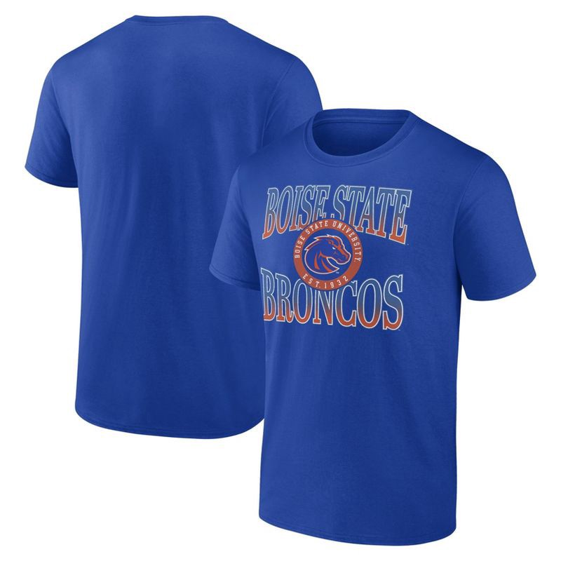 slide 3 of 3, NCAA Boise State Broncos Men's Bi-Blend T-Shirt - L, 1 ct