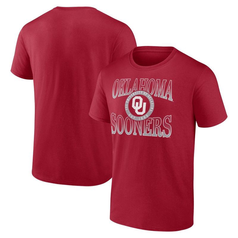slide 3 of 3, NCAA Oklahoma Sooners Men's Bi-Blend T-Shirt - XXL, 1 ct