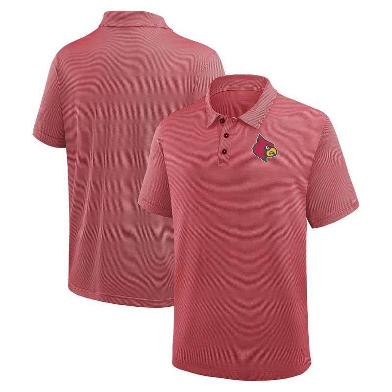 slide 3 of 3, NCAA Louisville Cardinals Men's Polo Shirt - S, 1 ct