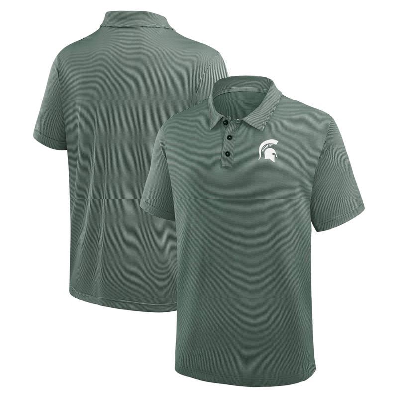 slide 3 of 3, NCAA Michigan State Spartans Men's Polo Shirt - S, 1 ct