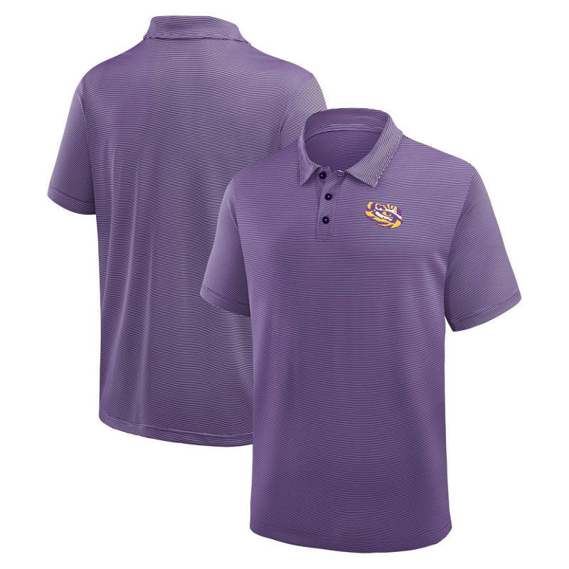 slide 3 of 3, NCAA LSU Tigers Men's Polo Shirt - L, 1 ct