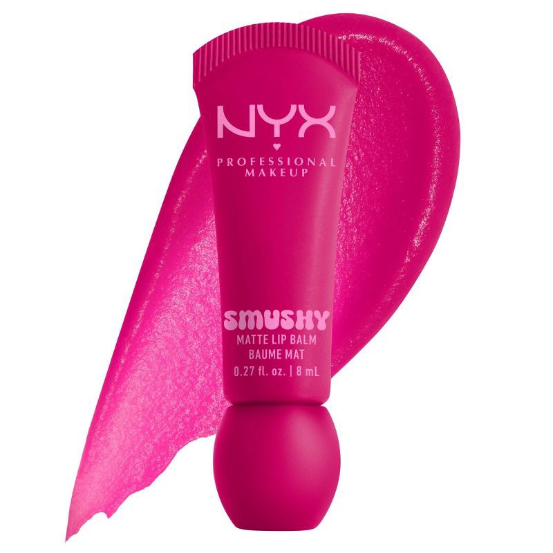 slide 1 of 8, NYX Professional Makeup Smushy Soft Matte Tinted Lip Balm - She's Serving - 0.27 fl oz, 0.27 fl oz