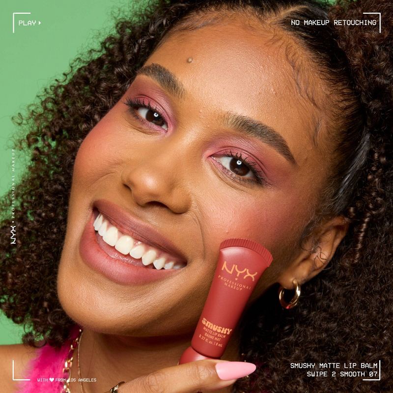 slide 6 of 9, NYX Professional Makeup Smushy Soft Matte Tinted Lip Balm - Swipe 2 Smooth - 0.27 fl oz, 0.27 fl oz