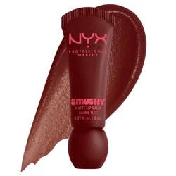 NYX Professional Makeup Smushy Soft Matte Tinted Lip Balm - Smudge Fudge - 0.27 fl oz