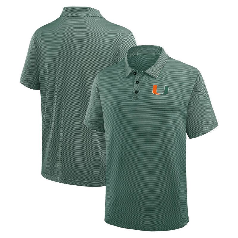 slide 3 of 3, NCAA Miami Hurricanes Men's Polo Shirt - XL, 1 ct