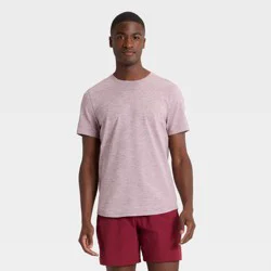Men's Short Sleeve Soft Stretch T-Shirt - All In Motion™ Mauve Ash XL