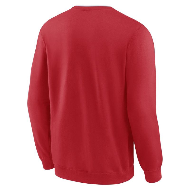 slide 2 of 3, NCAA Nebraska Cornhuskers Men's Crew Fleece Sweatshirt - L, 1 ct