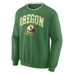 NCAA Oregon Ducks Men's Crew Fleece Sweatshirt - L