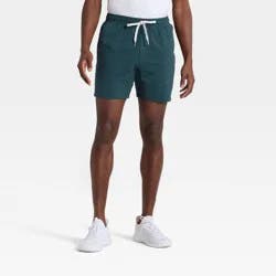 Men's Soft Stretch Shorts 7" - All In Motion™ Teal Blue L