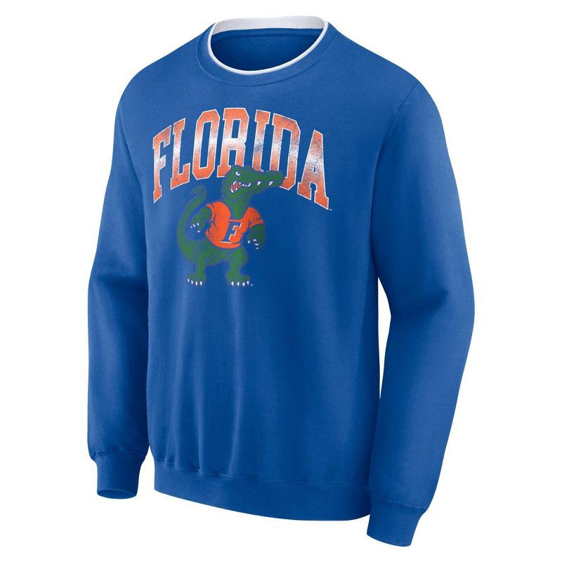 slide 1 of 3, NCAA Florida Gators Men's Crew Fleece Sweatshirt - XXL, 1 ct