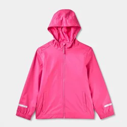 Kids' Rain Coat - Cat & Jack™ Dark Pink M