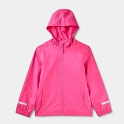 Kids' Rain Coat - Cat & Jack™ Dark Pink XL