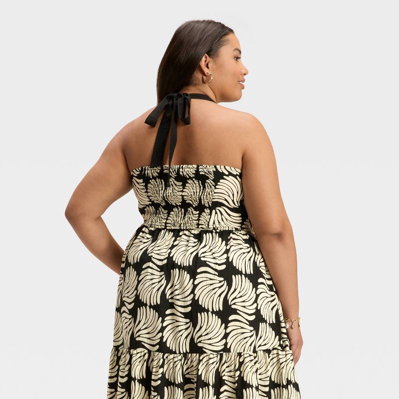 slide 2 of 3, Women's Tank Top - A New Day™ Black/Cream Shell XXL, 1 ct