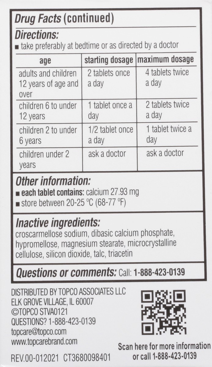 slide 13 of 16, Topcare Laxative Senna Tabs, 100 ct