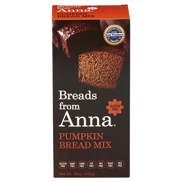 slide 1 of 3, Breads from Anna Pumpkin Bread Mix, 16 oz