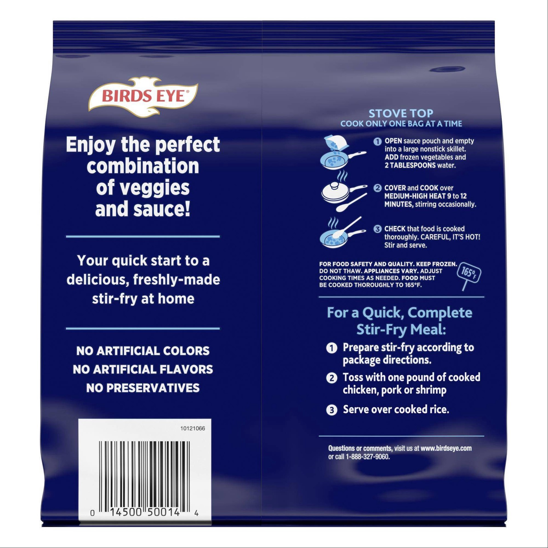 slide 2 of 2, Birds Eye Sweet & Sour Stir-Fry Veggies & Sauce 15 oz, 15 oz