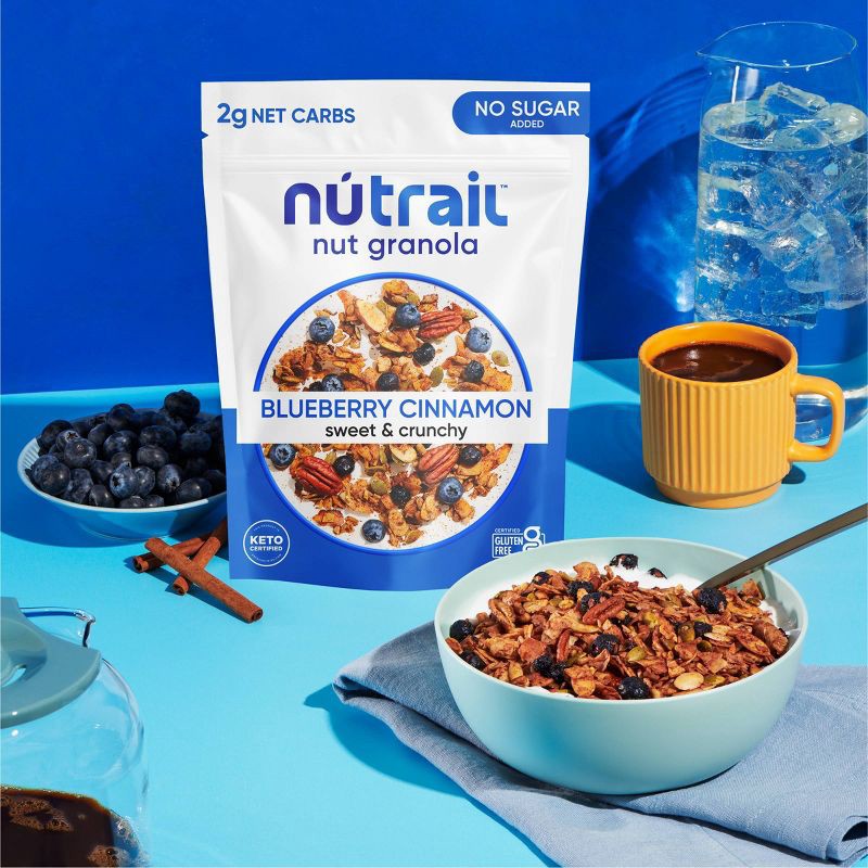 slide 4 of 7, NuTrail Blueberry Cinnamon Granola - 8oz, 8 oz