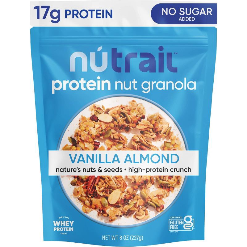 slide 1 of 5, NuTrail Vanilla Almond Protein Granola - 8oz, 8 oz