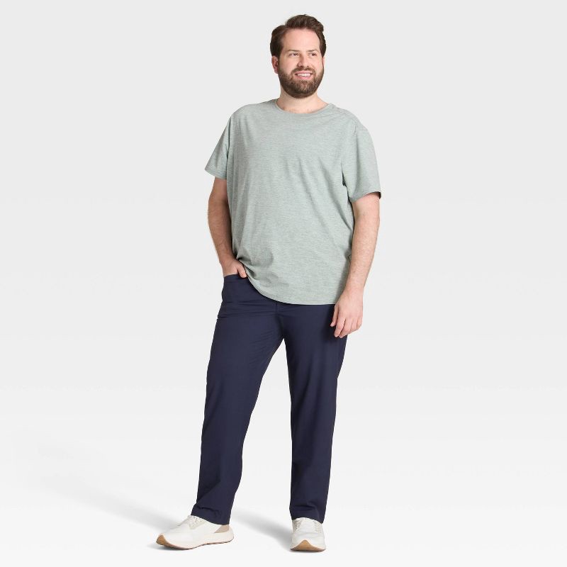 slide 3 of 3, Men's Heavy Twill Pants - All In Motion™ Dazzling Dark Blue 34x32, 1 ct