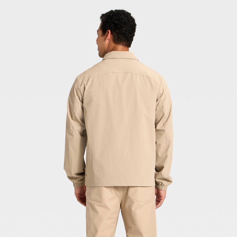 slide 2 of 3, Men's Coaches Jacket - All In Motion™ Tan XXL, 1 ct