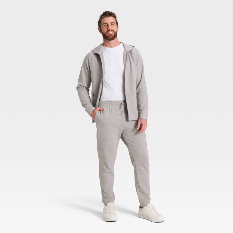 slide 2 of 3, Men's Siro Ponte Jogger Pants - All In Motion™ Gray Heather M, 1 ct