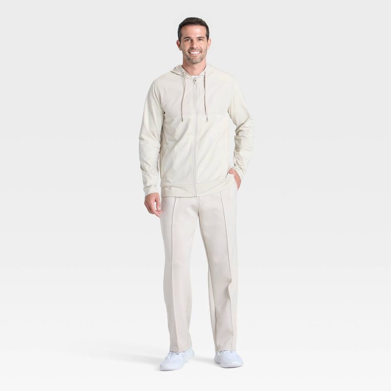 slide 3 of 3, Men's Spacer Pants - All In Motion™ Cream M, 1 ct