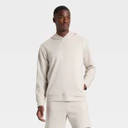 Men's Spacer Hoodie Sweatshirt - All In Motion™ Beige L