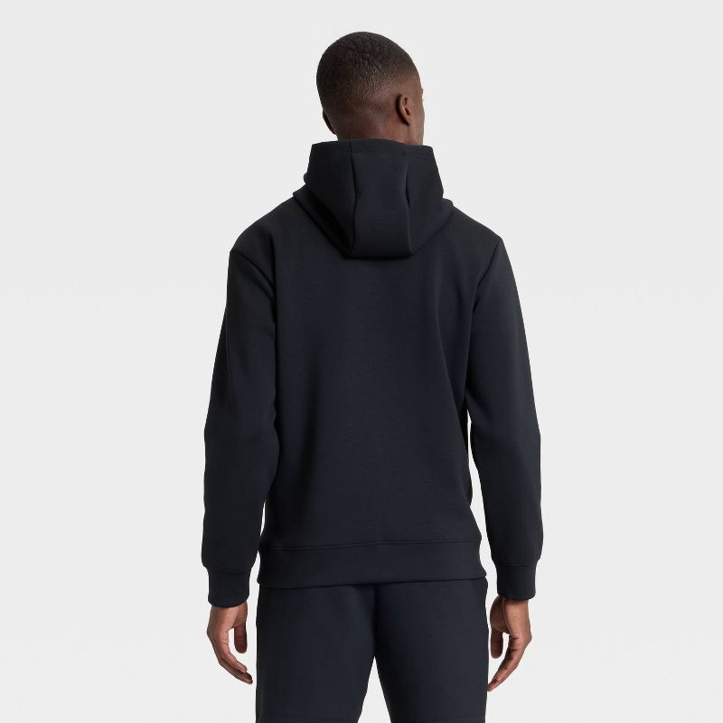 slide 2 of 3, Men's Sleek Spacer Hoodie Sweatshirt - All In Motion™ Black M, 1 ct