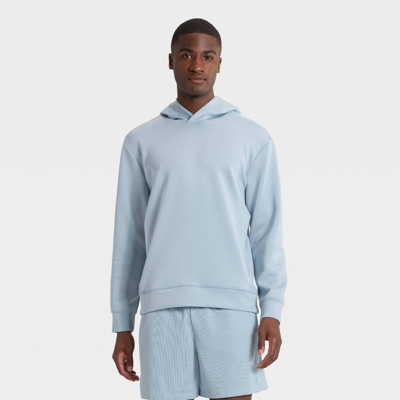 slide 1 of 3, Men's Sleek Spacer Hoodie Sweatshirt - All In Motion™ Light Blue XL, 1 ct