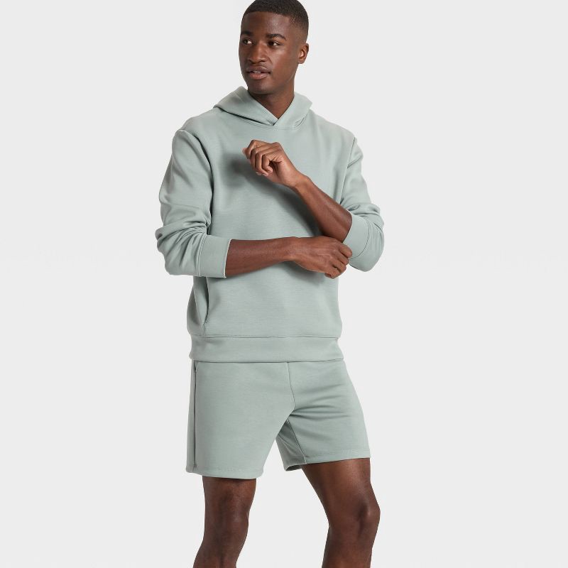 slide 3 of 3, Men's Sleek Spacer Hoodie Sweatshirt - All In Motion™ Leafy Green XL, 1 ct