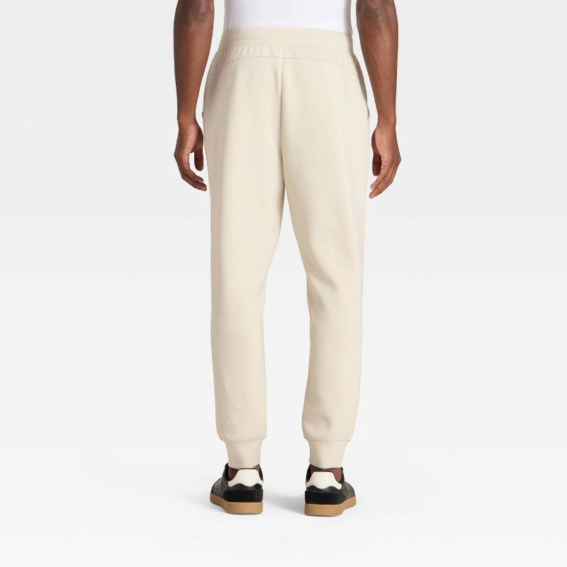 slide 2 of 3, Men's Spacer Jogger Pants - All In Motion™ Cream S, 1 ct