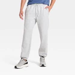 Men's Active Comfort Fleece Jogger Pants - All In Motion™ Heather Gray XXL