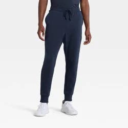 Men's Active Comfort Fleece Jogger Pants - All In Motion™ Blue S