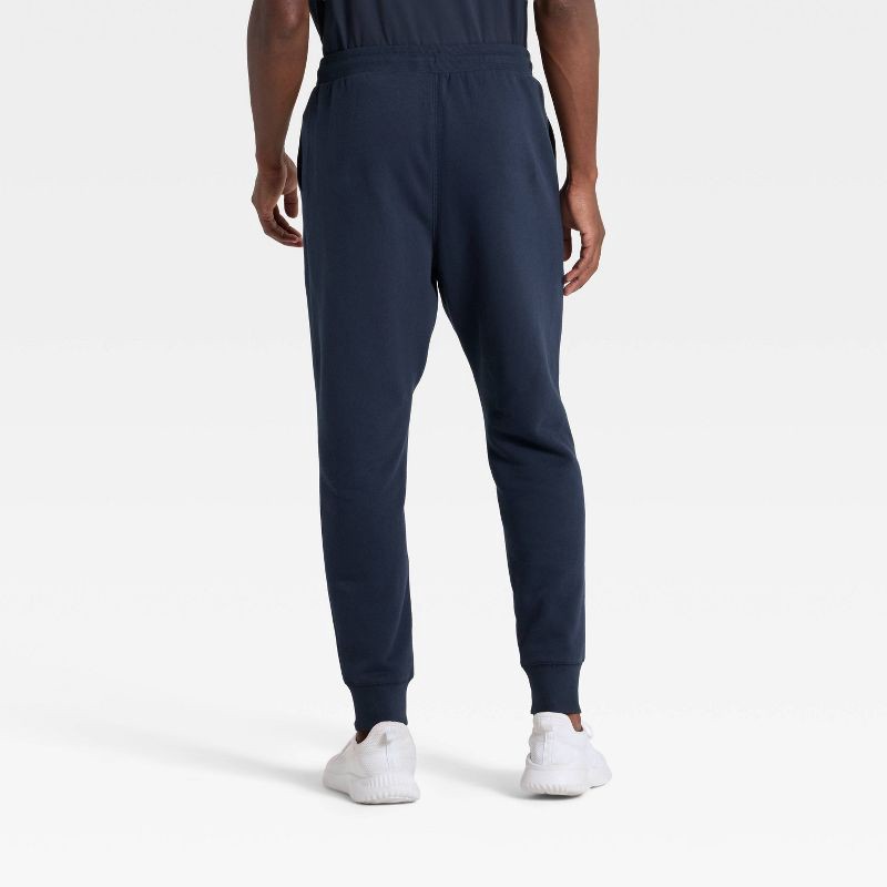 slide 2 of 3, Men's Active Comfort Fleece Jogger Pants - All In Motion™ Blue M, 1 ct