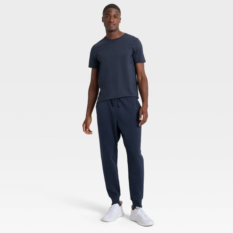 slide 3 of 3, Men's Active Comfort Fleece Jogger Pants - All In Motion™ Blue XXL, 1 ct