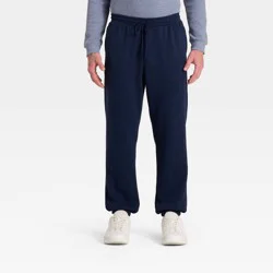 Men's Active Comfort Fleece Pants - All In Motion™ Navy Blue XL