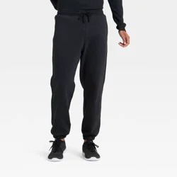 Men's Active Comfort Fleece Pants - All In Motion™ Black S