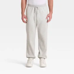 Men's Active Comfort Fleece Pants - All In Motion™ Heather Gray S