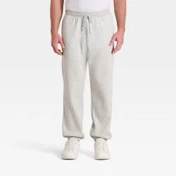 Men's Active Comfort Fleece Pants - All In Motion™ Heather Gray S