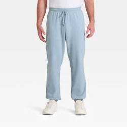 Men's Active Comfort Fleece Pants - All In Motion™ Light Blue M