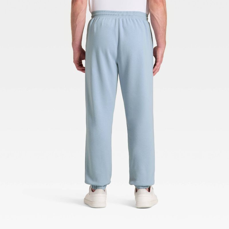slide 2 of 3, Men's Active Comfort Fleece Pants - All In Motion™ Light Blue L, 1 ct