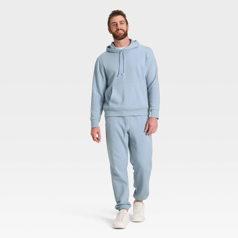 slide 3 of 3, Men's Active Comfort Fleece Pants - All In Motion™ Light Blue XXL, 1 ct