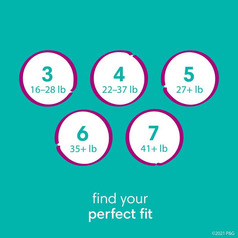 slide 9 of 11, Pampers Cruisers 360 Trial Pack Disposable Diapers - Size 5 - 3ct, 5 x 3 ct