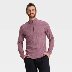 Men's Soft Stretch ½ Zip Top - All In Motion™ Burgundy M