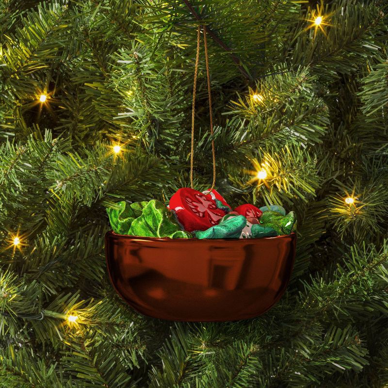 slide 2 of 3, Christmas Salad Bowl Ornament - Wondershop™, 1 ct