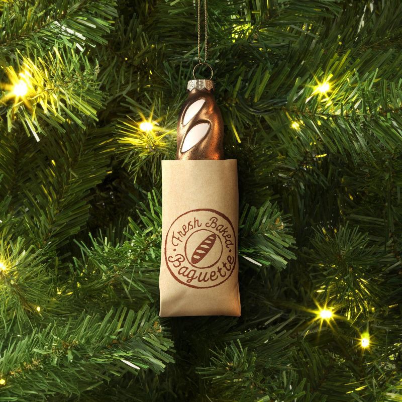 slide 2 of 3, Christmas Glass Baguette Ornament - Wondershop™, 1 ct