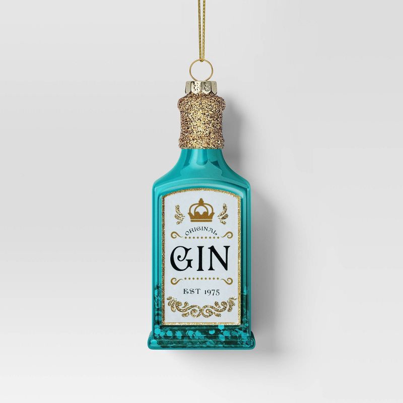 slide 1 of 3, Christmas Glass Gin Ornament - Wondershop™, 1 ct