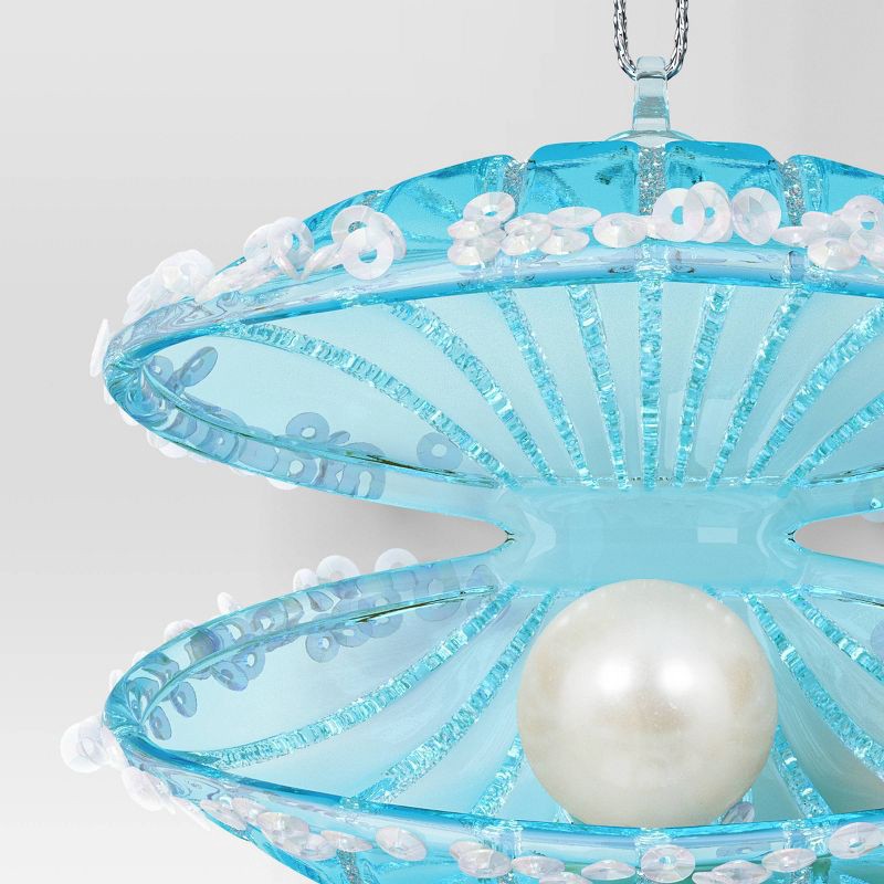 slide 3 of 3, Christmas Clam Pearl Shell Ornament - Wondershop™, 1 ct